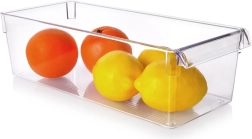 Organizador para nevera 36 × 15 × 10 cm – caja de plástico transparente