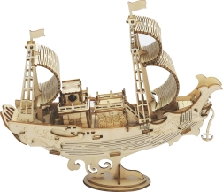 Puzzle de madera 3D Barco diplomático japonés 91 piezas