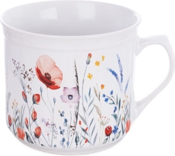 Taza de cerámica Orion amapolas 650 ml