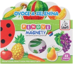 Imanes de espuma Frutas y verduras – set para niños