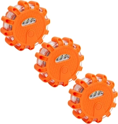 Set de 3 luces LED magnéticas de advertencia RENEW FORCE