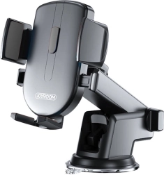 Soporte de teléfono para salpicadero Joyroom, ajustable, negro
