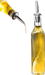 Botella de vidrio para aceite de oliva y vinagre con dosificador 250 ml