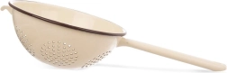 Colador de cocina esmaltado marrón 22 cm