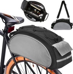 Bolsa para bicicleta con portaequipajes