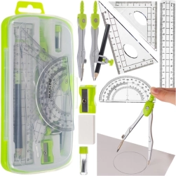 Juego de geometría Maaleo de 10 piezas