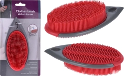 Cepillo lavable para ropa 16 × 8 × 4 cm, gris/rojo