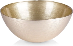 Bol de vidrio dorado 21 cm, 1,7 l