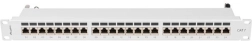 Panel de parcheo de 24 puertos Cat 7 para rack