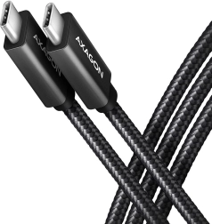 Cable USB‑C 3.2 Gen 2, 2 m, PD 100 W, 20 Gb/s, 4K 60 Hz – AXAGON