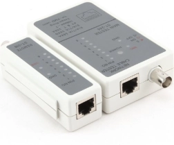 Probador de cables RJ45 y RG-58