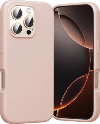 Funda de silicona Vention para iPhone 16 Pro Max con MagSafe, rosa