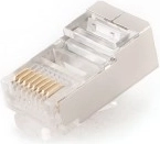 Conector de red RJ45 FTP apantallado cat. 5e 100 uds