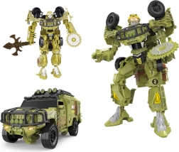 Autorobot transformable de 17 cm con espada y sierra – vehículo blindado