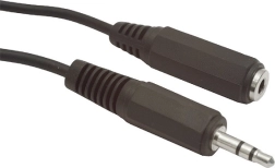 Cable alargador estéreo Minijack M/H 3 m