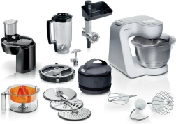 Robot de cocina Bosch Serie 4 MUM5 1000 W blanco/plateado