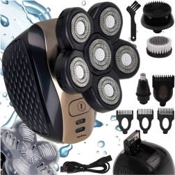 Afeitadora rotativa inalámbrica para hombre y recortadora SOULIMA 6 en 1