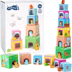Pirámide de cartón con animalitos Small Foot