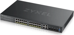 Zyxel GS2220-28HP switch Gigabit L2 PoE de 24 puertos con enlace ascendente y licencia anual Nebula Pro Pack