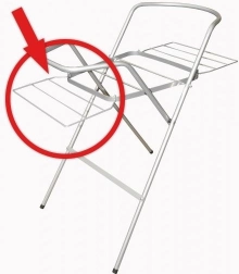 Secador para soporte de bañera – blanco