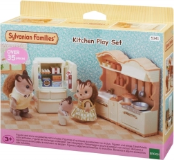 Sylvanian Families cocina rústica con nevera – set de muebles para casita