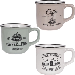 Tazas de cerámica 160 ml, set de 3 piezas