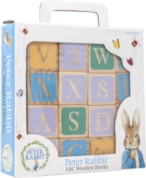 Cubos de madera con imágenes de Peter Rabbit