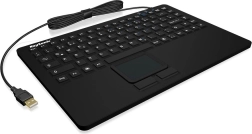 Teclado de silicona con touchpad IP68, 87 teclas y 12 FN