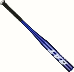 Bate de béisbol de aluminio 25" (64 cm) – de entrenamiento, ligero, azul