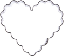 Cortador metálico corazón 5 cm
