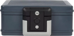 Pequeña caja de seguridad ignífuga e impermeable Yale