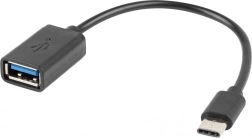 Adaptador USB‑C a USB‑A 2.0 OTG 0,15 m negro
