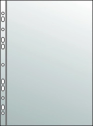 Funda euro A4 de polipropileno, brillante, 80 micras