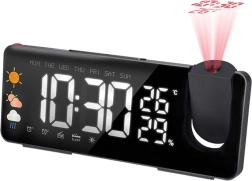 Despertador con proyección Solight con estación meteorológica y radio FM