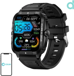 Reloj inteligente Colmi P76 negro