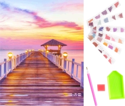 Set de pintura con diamantes mosaico Muelle 5D