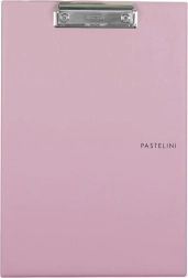 Portapapeles PASTELINI rosa de plástico