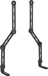 Soporte VESA universal para barra de sonido, negro, capacidad de carga 15 kg