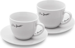 Lamart Kaffe taza de porcelana para café con platillo, 2 unidades, 300 ml