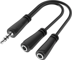 Divisor de audio estéreo jack 3,5 mm (1× macho a 2× hembra)
