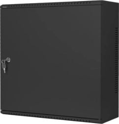Armario rack mural de perfil bajo 19" 6U + 3U, 540 × 200 mm, negro