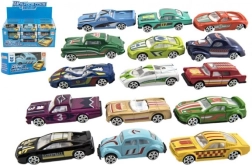 Coche de carreras metálico de 6 cm en caja