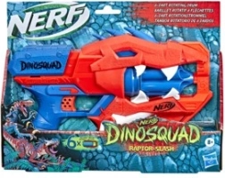 Blaster Nerf DinoSquad Raptor‑Slash con tambor giratorio