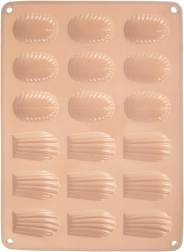 Molde de silicona para galletas y bombones, beige 34 × 25 × 1 cm