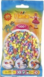 Cuentas termofusibles Hama MIDI colores pastel 1000 uds