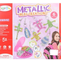 Set para hacer llaveros de cuentas para niños