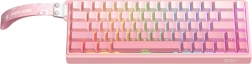 Teclado mecánico gaming ONIKUMA G69 rosa 60% RGB
