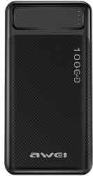 Powerbank 10 000mAh P5K 2xUSB 2,1A negra