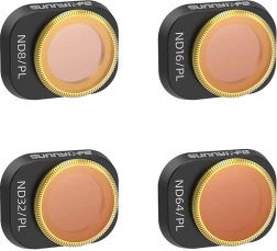 Juego de filtros ND/PL 8, 16, 32, 64 Sunnylife para DJI Mini 4 Pro