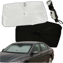 Parasol plegable para parabrisas de coche 65 × 110 cm